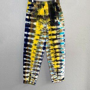 Tie Dye Pull on Pants Festival Hippie